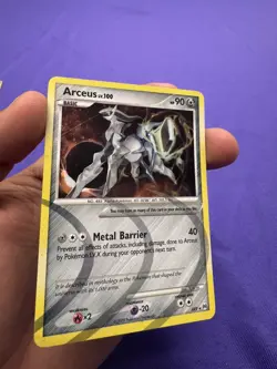 Pokemon Tcg Arceus Platinum AR9/9 Holo Rare Card M/P Condition - Image 1