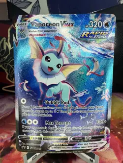 Vaporeon VMAX SWSH182 SWSH: Sword & Shield Promo Cards DAMAGED READ DESCRIPTION! - Image 1