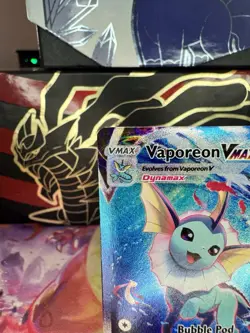 Vaporeon VMAX SWSH182 SWSH: Sword & Shield Promo Cards DAMAGED READ DESCRIPTION! - Image 2