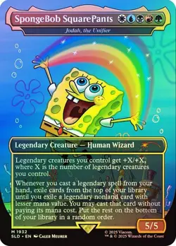 Jodah, the Unifier Foil SpongeBob Secret Lair NM MTG - Image 1