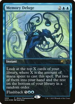 Memory Deluge - Foil Promo SCH LP MTG - Image 1