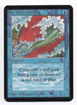 MtG ALPHA Blue Elemental Blast (Scarica Elementale Blu) - Image 1