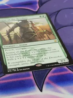 C4472 MAGIC MTG DRAGONS OF TARKIR AVATAR OF THE RESOLUTE #175 LP RARE - Image 2