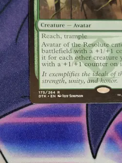 C4472 MAGIC MTG DRAGONS OF TARKIR AVATAR OF THE RESOLUTE #175 LP RARE - Image 4