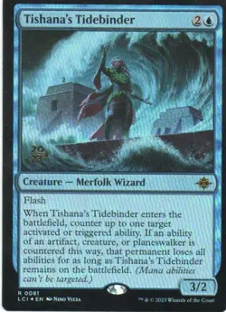 MTG: The Lost Caverns of Ixalan: Prerelease Foil Tishana's Tidebinder : LP Con - Image 1