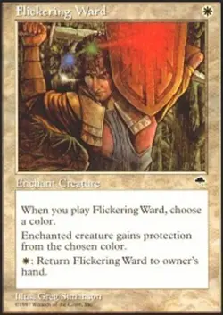 1x Flickering Ward Heavy Play MTG Magic - Kid Icarus - - Image 1