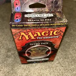 MTG Magic Breath of Fire Intro Deck Factory Sealed Core Set 2011 M11 - Image 1