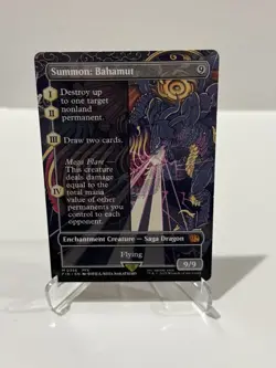 Summon: Bahamut - (Borderless) - FINAL FANTASY - NM MTG - Image 1