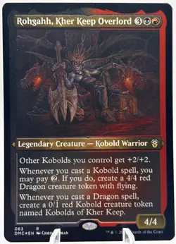 Rohgahh, Kher Keep Overlord 063 Foil Etched Commander: Dominaria United MTG NM - Image 1