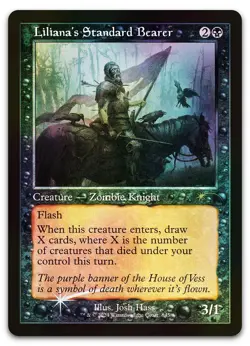 Liliana's Standard Bearer (Retro Frame) #845 (Foil) NM Secret Lair Drop - Image 1