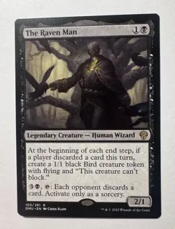 x1 The Raven Man R MTG Dominaria United M/NM, English - Image 1
