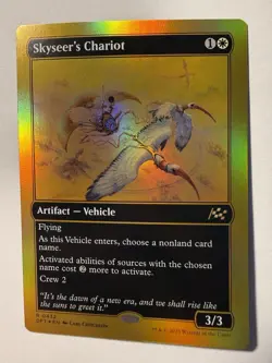 Skyseer's Chariot (First-Place Foil) [Aetherdrift] Foil Near Mint MTG - Image 2