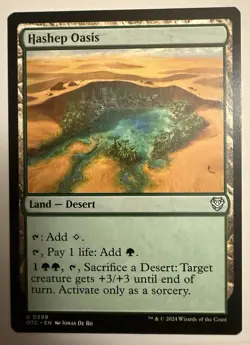 Hashep Oasis #299 (NM) Thunder Junction OTC Magic MTG - Image 1