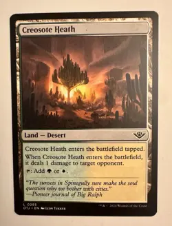 x1 Creosote Heath OTJ MTG 255 COMMON M/NM 1x - Image 1