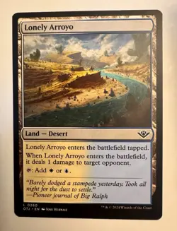 x1 Lonely Arroyo OTJ MTG 260 COMMON - Image 1