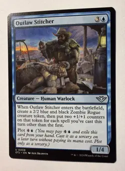 x1 Outlaw Stitcher OTJ MTG 59 UNCOMMON M/NM 1x - Image 1