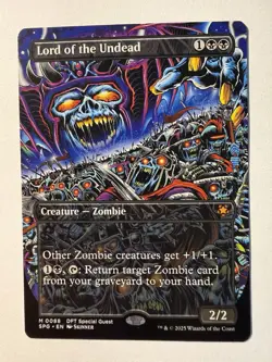 x1 Lord of the Undead SPG MTG 88 BORDERLESS MYTHIC M/NM 1x - Image 1