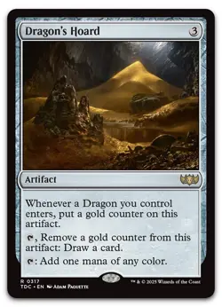 Dragon's Hoard #317 (NM) Tarkir Dragonstorm TDC Magic MTG - Image 1