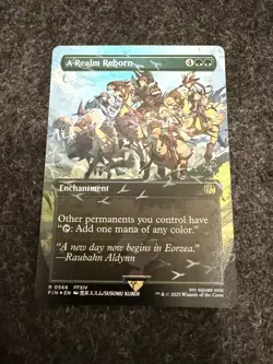 A Realm Reborn Borderless Chocobo Track FOIL MTG Final Fantasy - Image 1