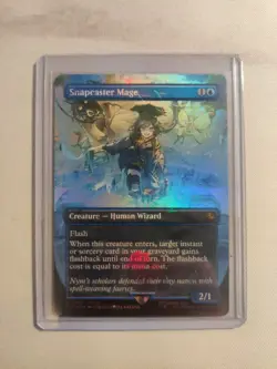 Magic the Gathering MTG FIC Snapcaster Mage 469 Chocobo Track Foil Near Mint - Image 2