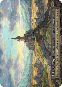 Sorcery: Contested Realm Hillside Chapel Ordinary Foil NM (GT) - Image 1