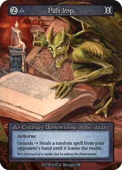 Sorcery: Contested Realm Pith Imp Ordinary Foil NM (GT) - Image 1