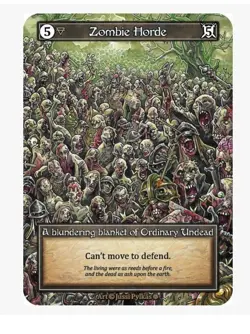 Sorcery: Contested Realm Zombie Horde Ordinary Foil NM (GT) - Image 1