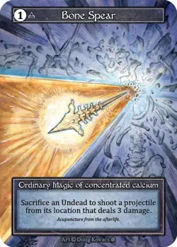 Sorcery: Contested Realm Bone Spear Ordinary Foil NM (GT) - Image 1