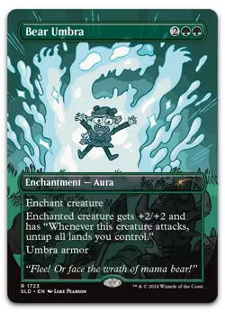 Bear Umbra #1723 (NM) Secret Lair Drop SLD Magic MTG - Image 1