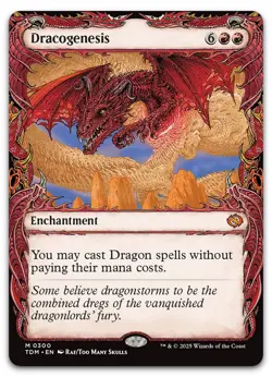Dracogenesis (0300) (Showcase) #300 (NM) Tarkir Dragonstorm TDM Magic MTG - Image 1
