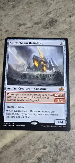 Skitterbeam Battalion The Brothers' War Regular Mythic Artifact Creature MTG NM - Image 1