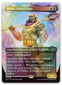 Zahur, Glory's Past (Borderless) #370 (Foil) (NM) Aetherdrift DFT Magic MTG - Image 1
