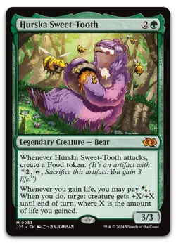 Hurska Sweet-Tooth (Anime) #53 (NM) Foundations Jumpstart J25 Magic MTG - Image 1