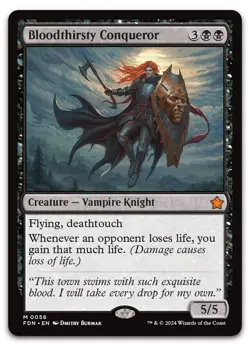 Bloodthirsty Conqueror #58 (NM) Foundations FDN Magic MTG - Image 1