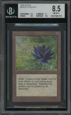 BGS 8.5 Alpha - Black Lotus - MTG Magic the Gathering NM-Mint+ Beckett - Image 1