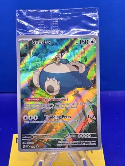 Pokemon Card Snorlax SVP 051 Scarlet & Violet 151 Black Star Promo NM sealed - Image 1