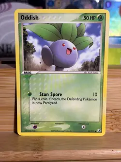 ODDISH 64/115 Unseen Forces Unlimited Vintage Pokemon TCG Lightly Played - Image 1