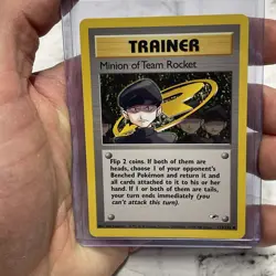 Minion of Team Rocket 113/132 Gym Heroes Uncommon Vintage Pokemon NM Near Mint - Image 1