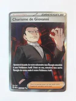 Carte Pokemon Charisme de Giovanni 197/165 Ecarlate Violet 151 Fr Neuf Mew ev3.5 - Image 1