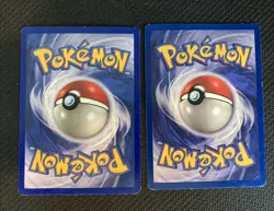 Pokemon Lot (2) Grimer & Mankey 1st Edition Base Pokemon Fossil - Image 5