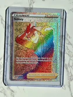 Pokemon TCG Sidney Full Art Fusion Strike 279/264 Rainbow Holo Secret Rare - Image 1