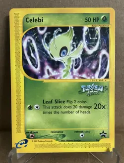 Celebi Pokemon Wotc Black Star Promo #50 Movie Promo NM - Image 1