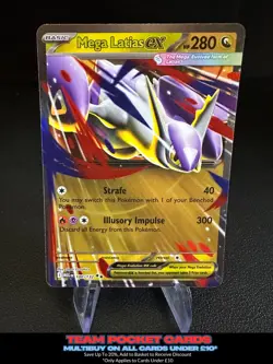 Mega Latias Ex 100/132, Mega Evolutions, Pokemon, NM - Image 1