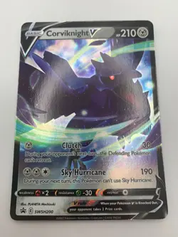 Pokemon TCG Corviknight V SWSH Black Star Promos SWSH200 Holo Promo NM - Image 1