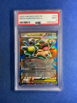 Pokemon TCG Mega Kangaskan Ex 104/132 Mega Evolution PSA 9 - Image 1
