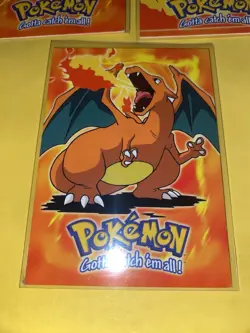 Topps Charmander E4 Charmeleon E5 Charizard E6 Holo Movie 1999 Pokemon - Image 2