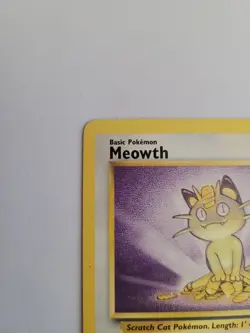 Pokemon TCG Base Set 2 Meowth 80/130 LP - Image 5