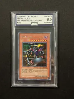 YUGIOH The Falsebound Kingdom METALZOA TFK-002 Secret Prismatic Rare AGS 8.5 - Image 1
