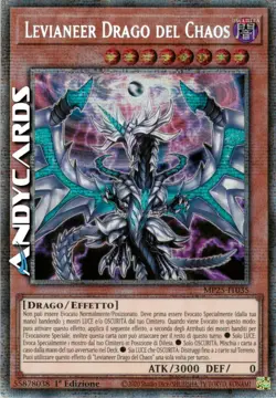 LEVIANEER DRAGO DEL CHAOS (Dragon) • Rara Starlight • MP25 IT035 • 1Ed • Yugioh! - Image 1