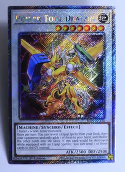 Power Tool Dragon RA04-EN135 (PSR) Platinum Secret Rare NM+ - Image 1